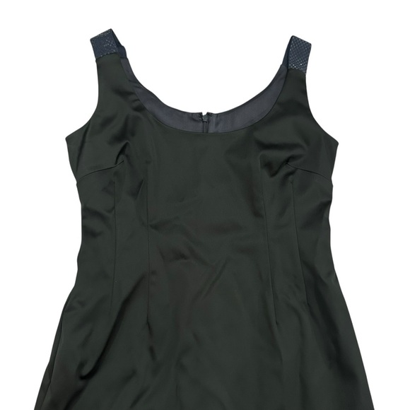 St. John Evening Black satin Dress - Picture 2 of 8